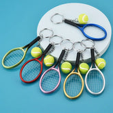 Mini Tennis Racket Keychain