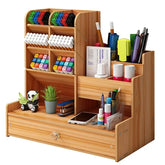 Wooden Desk Organiser