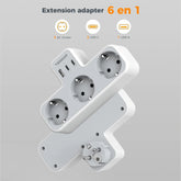 3 Way Wall Socket