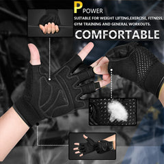 Black Weight Lifting Gloves