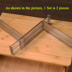 2Pcs Adjustable Drawer