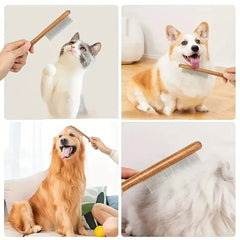 Pet Solid Wood Comb