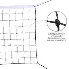 Portable Nylon Volleyball Net