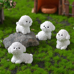 Mini Cute Bichon Frise Dog