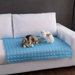 Pet cooling pad bed