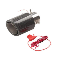 Car Modification Auto Parts Universal Exhaust Pipe Carbon Fiber LED Luminous Tail Throat Car Tail Throat Flame Tail Throat