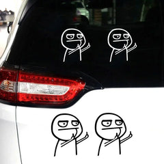 Car Sticker Taunt Despise