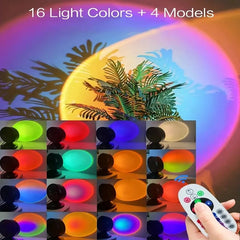 Vibrant Sunset Projection Light