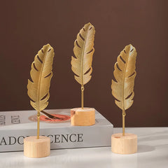 1pcs Golden Ginkgo Leaf