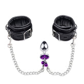 Anal Plug to Wrist Handcuffs