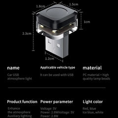 1x Car USB Led Light