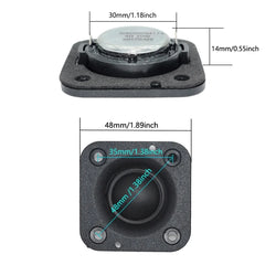 2Pcs/lot Square Audio Speaker