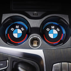 2PCS Car Cup Mat FOR BMW