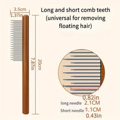 Pet Solid Wood Comb