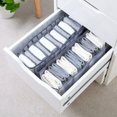 Foldable underwear organizer