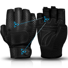 Black Weight Lifting Gloves