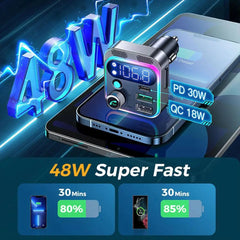 4 Port USB Car Charger