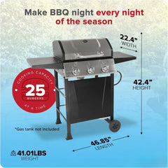 Propane Gas Grill for Barbecue