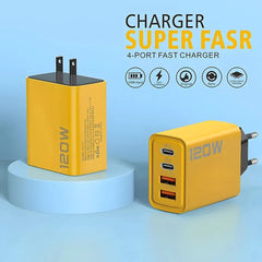 4 Ports  USB Type C Charger
