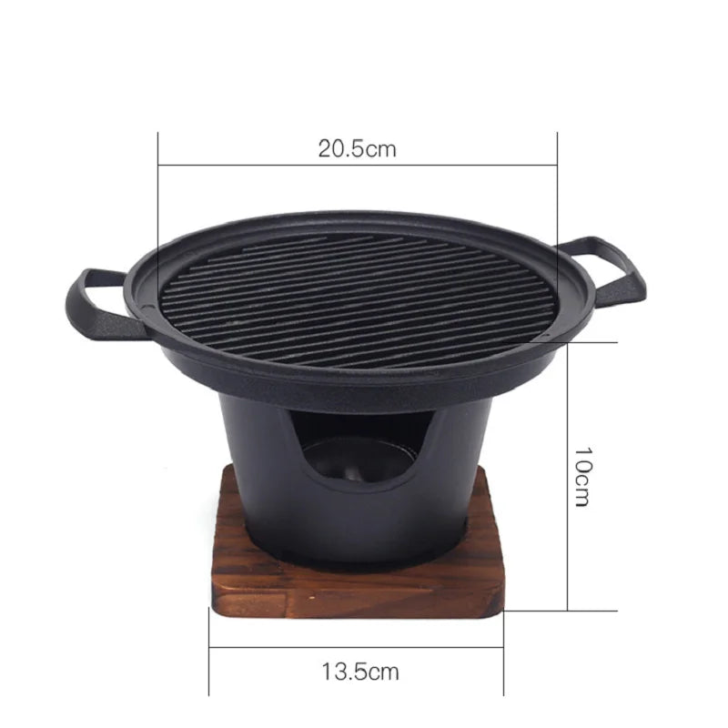 Mini BBQ Grill  Alcohol Stove