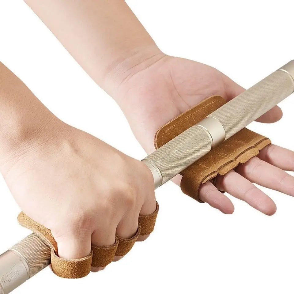 Leather Weight Lifting  Gloves