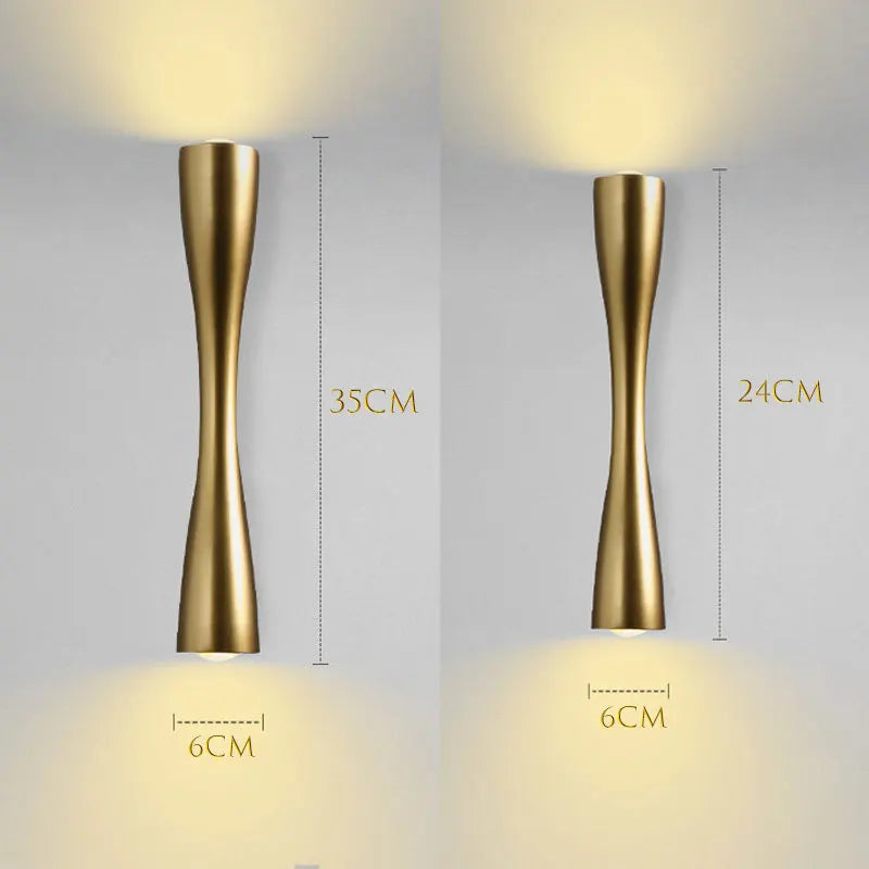 Modern minimalist wall lamp