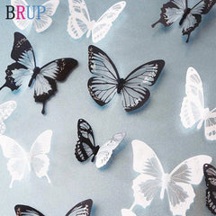 18pcs/lot Crystal Butterflies