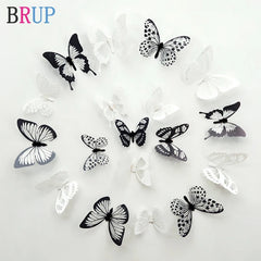 18pcs/lot Crystal Butterflies