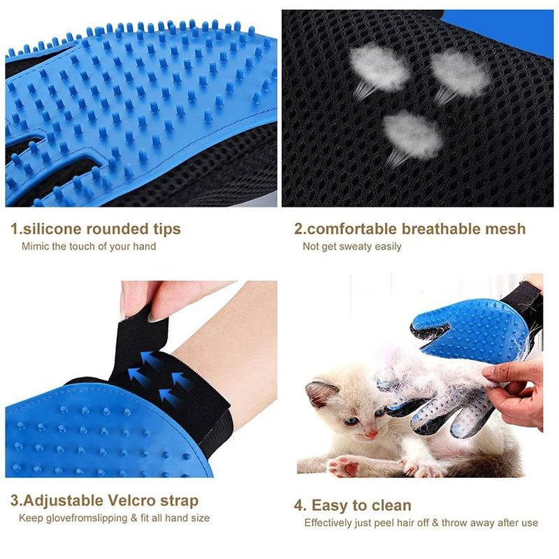 Silicone Pet  Grooming Gloves