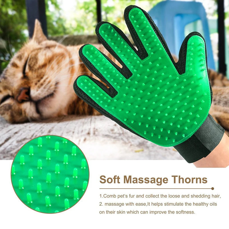 Silicone Pet  Grooming Gloves