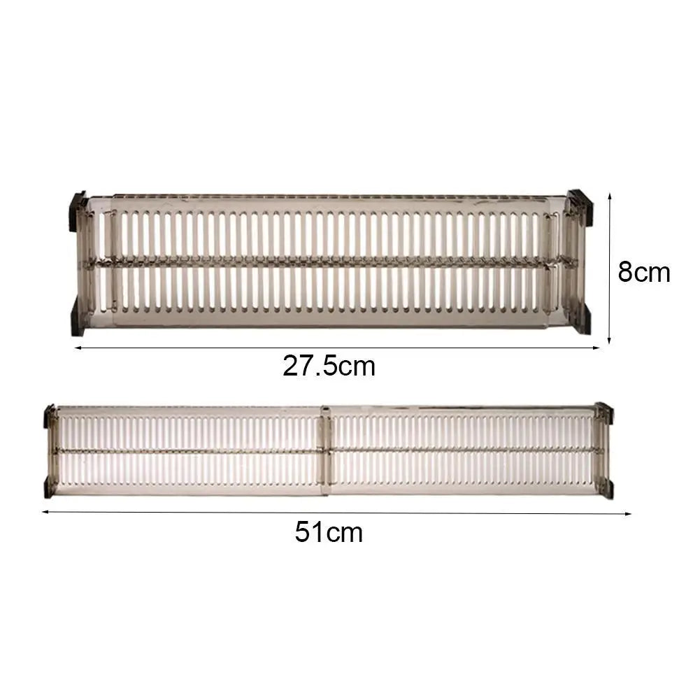 2Pcs Adjustable Drawer