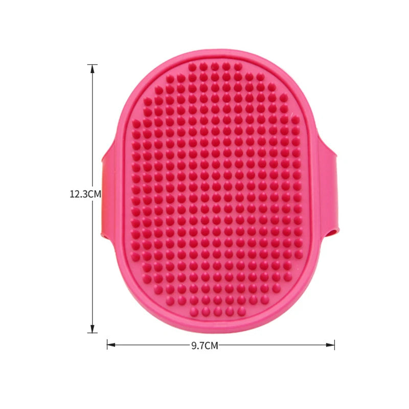 Soft Rubber Dog Cat Brush