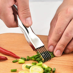 Green Onion  Chopped  Knife
