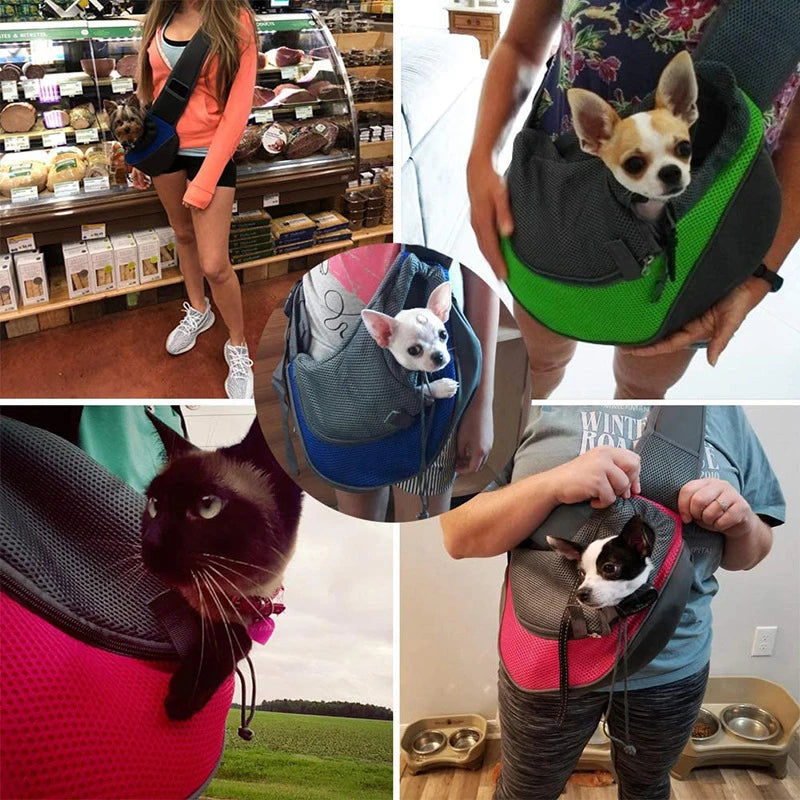 Reflective Breathable Mesh Pet Bag