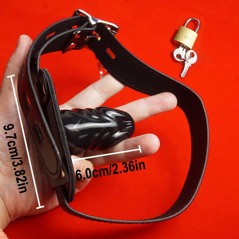 Lockable Dildo Gag