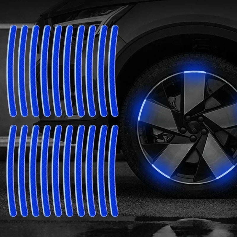 Car Wheel  Stripes Sticker
