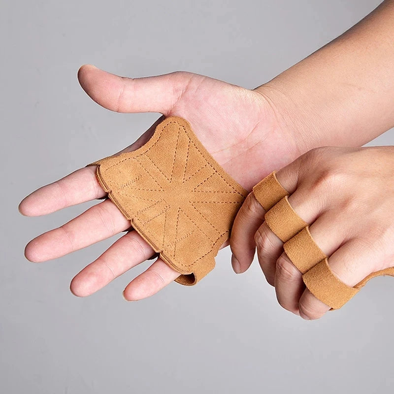 Leather Weight Lifting  Gloves