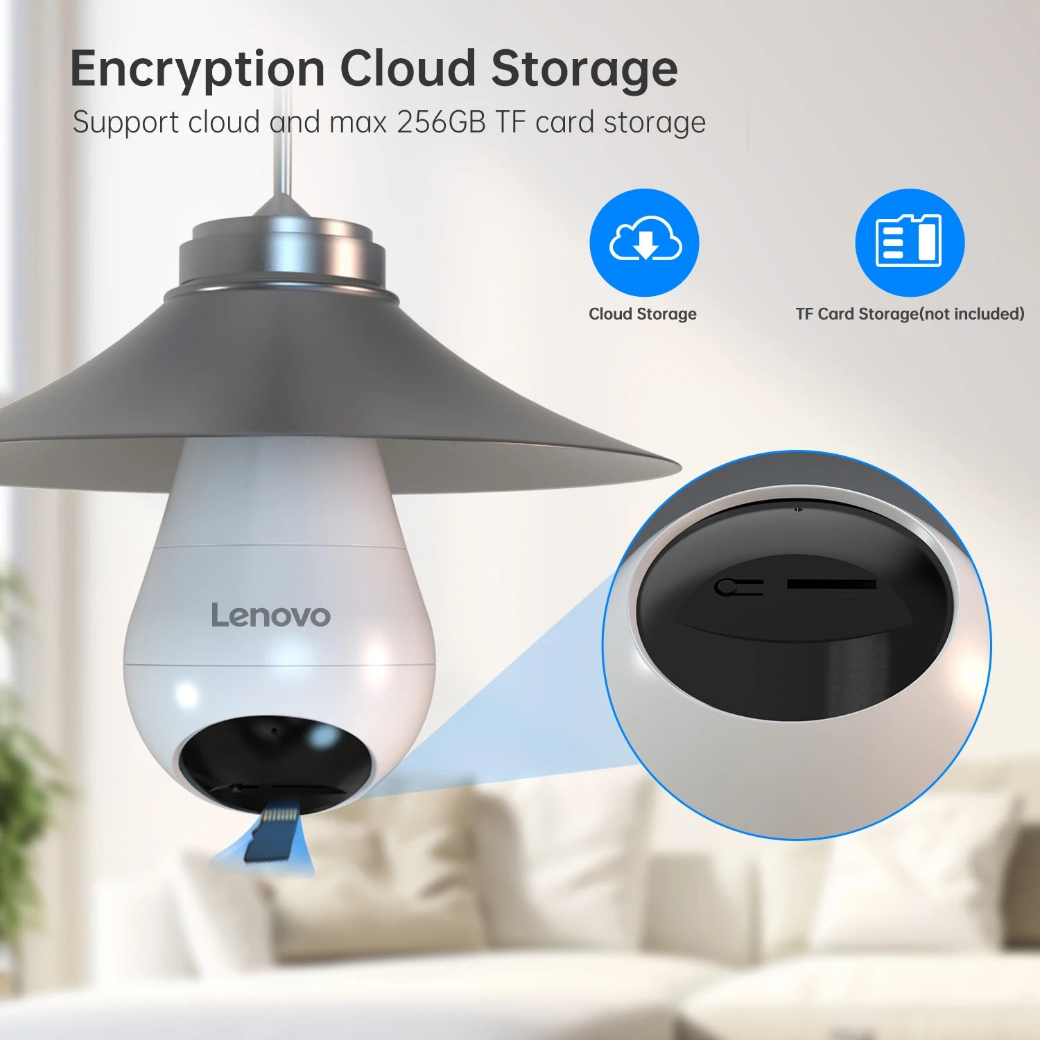 3MP WIFI   Bulb Security Camera