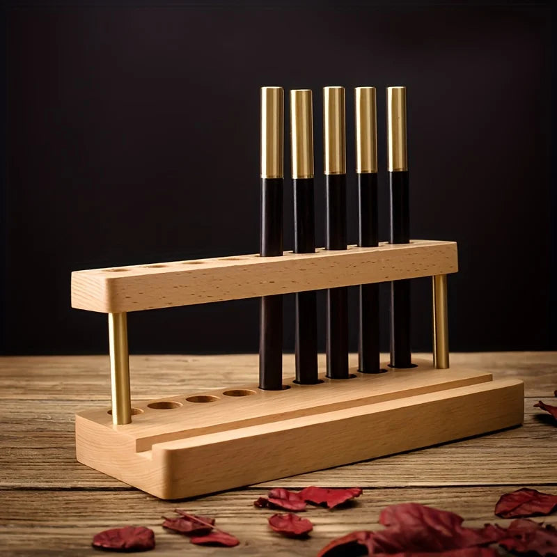 Walnut Wood Desk Organizer