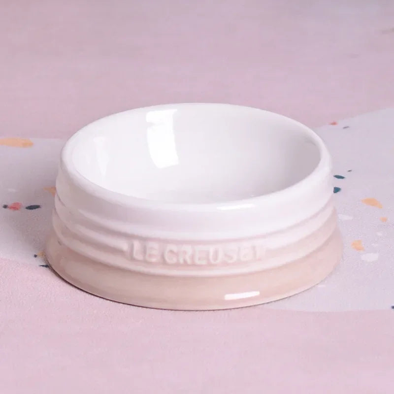 Ceramic colored cat bowl