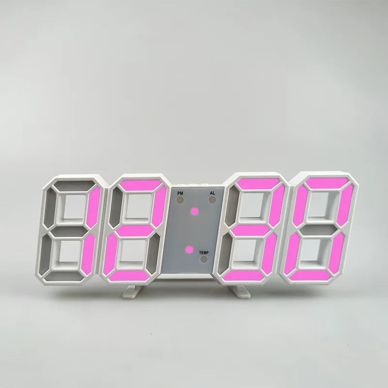 3D LED Digital Alarm Clock