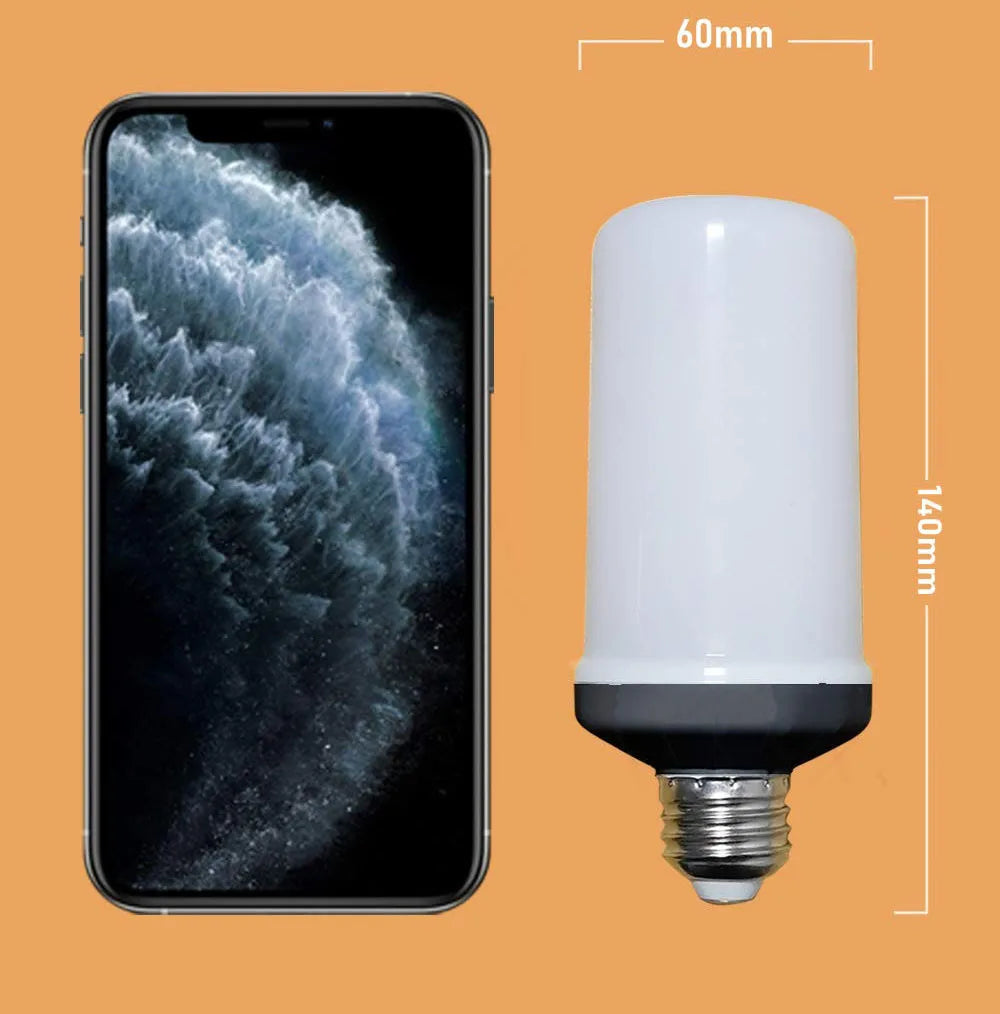 LED Dynamic flame effect light