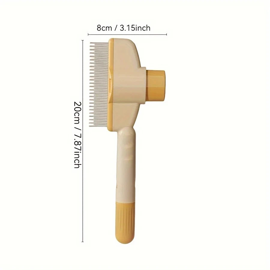 Self-Cleaning Pet Grooming Brush