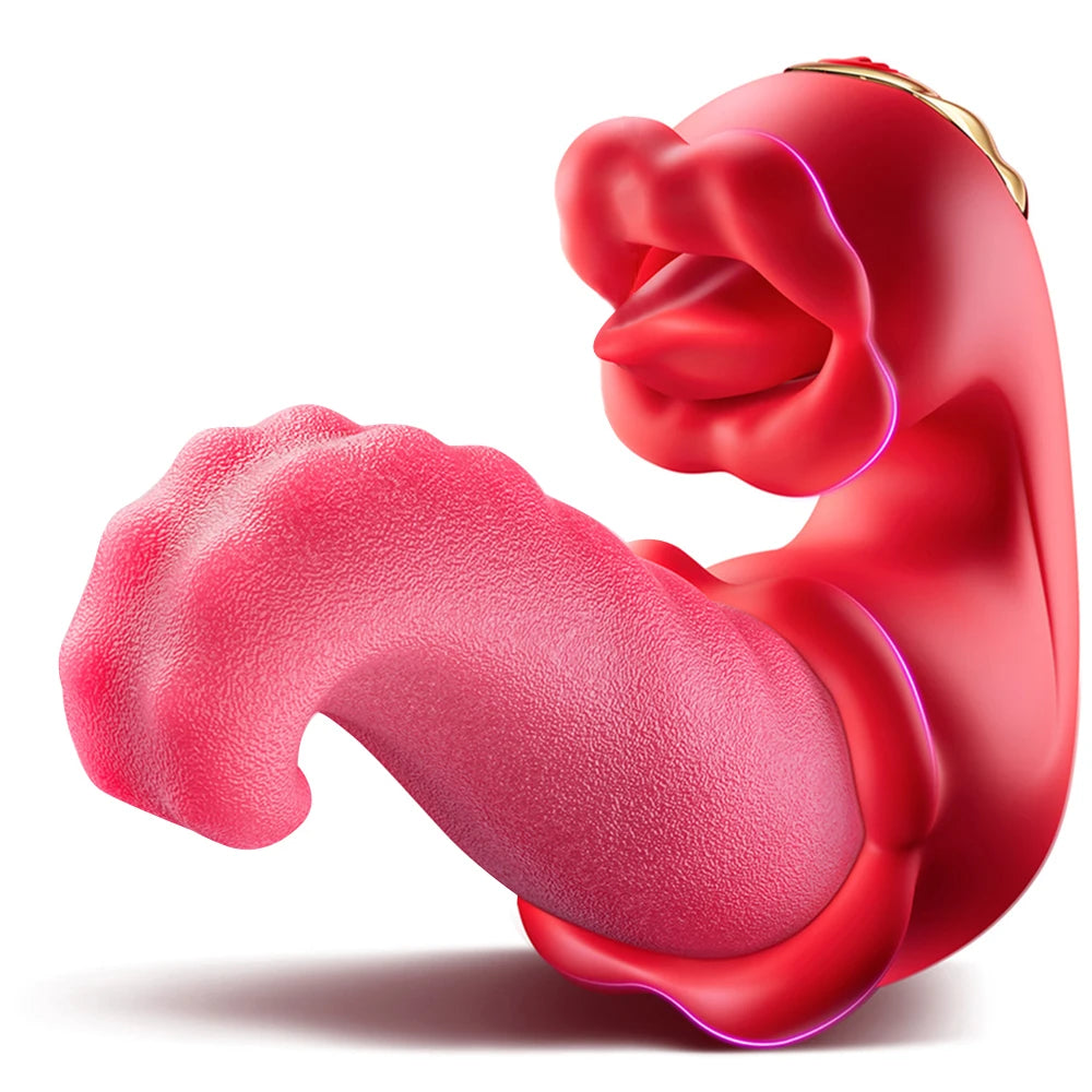 Tongue Licking Clitoral Vibrator for Women