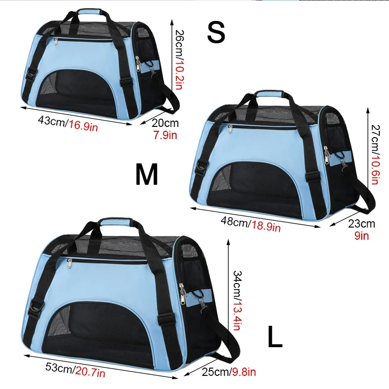 Portable Dog Cat Carrier