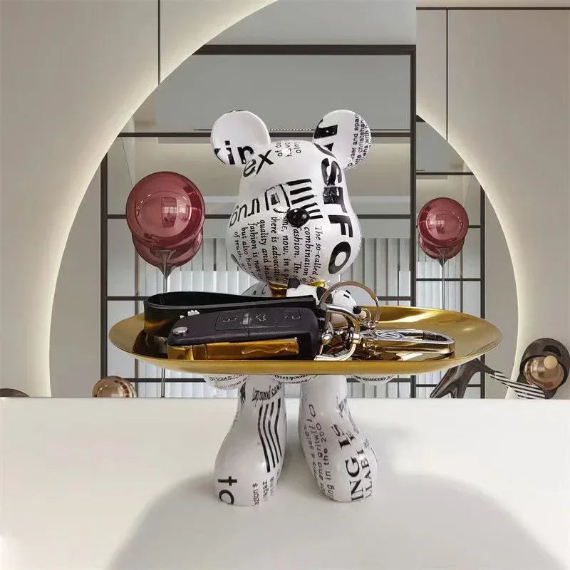 21cm Graffiti Bear Ornament