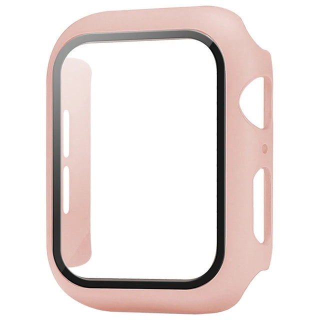 Tempered glass+Case for Apple Watch