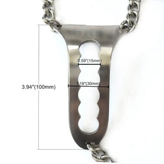 Stainless Steel Invisible Female Chastity Belt