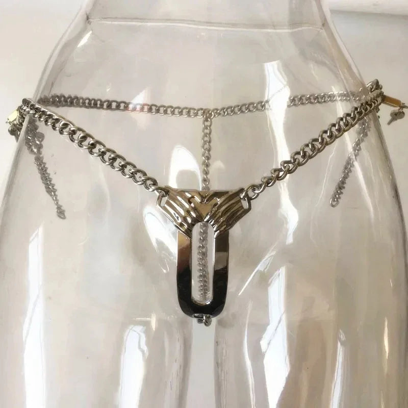 Stainless Steel Invisible Female Chastity Belt