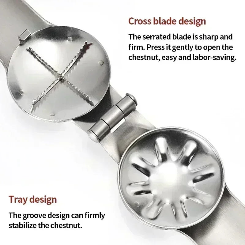 Stainless Steel Chestnut Cracker